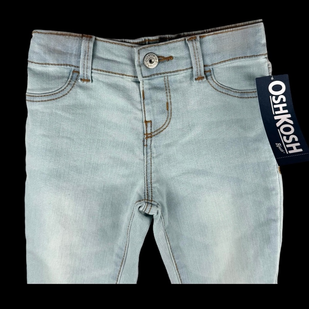 OshKosh B’gosh by Carter’s Baby Girl Jeans 18M Light Wash – Brand New with Tags - Picture 6 of 16